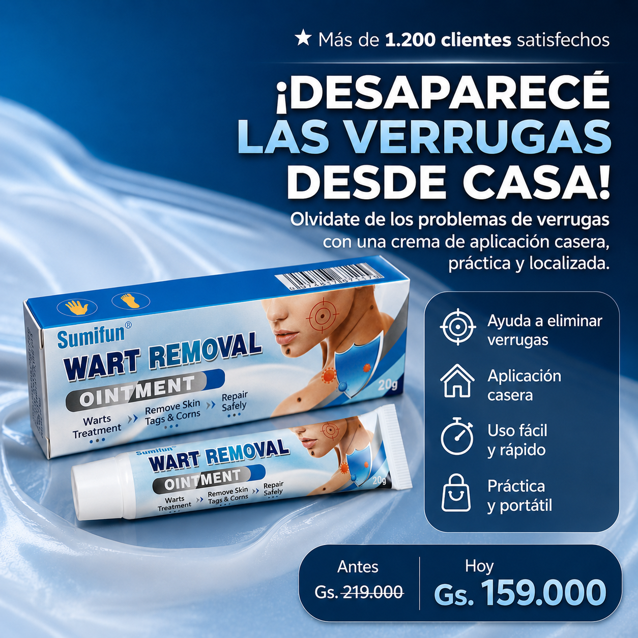 Wart Removal Cream – Cuidado localizado desde casa