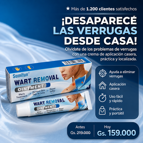 Wart Removal Cream – Cuidado localizado desde casa