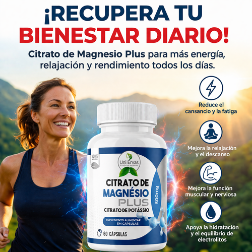 Citrato De Magnesio Plus + Potasio