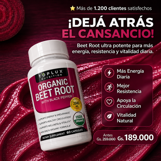 Beet Root Energy – Más energía, menos cansancio diario